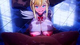 Konosuba party scene with mitsuboshi