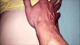 I slid the redhead’s lingerie aside and pounded her wet pussy till I came hard!