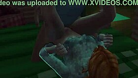 Innocent redhead fucks with bbc bum on the street - sims 4 - 3d animation