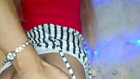 check out this gorgeous transvestite all made up and ready