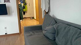 I gave my stepbrother a deep blowjob and licked his cum, it was intense with twink action