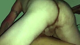 Ebony's Pussy Feels Intense Pleasure From Fat White Cock Pounding