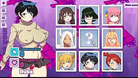 Rumi from MHA parody gets intense anal orgasm in hentai game episode 3