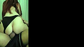 Gabbie Luna rides dick creampie filmed by sister