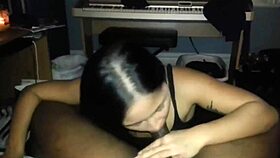 Creamy Asian Pussy Devours Black Dick