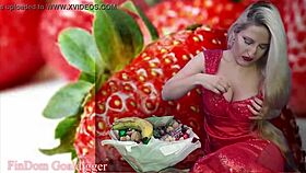 feasting on food in financial domination style