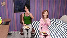 my new memories 40 with brunette game characters 😊