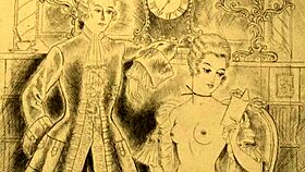 vintage erotic illustration from retro comics