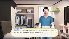 In this 3D hentai cartoon, the naughty aunt rubs her giant tits on my dick