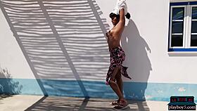 印度熟女Angel Constance户外全裸脱光，哇塞！