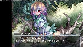 dryad in this anime hentai game is so mysterious and alluring