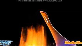 Flashing in Olympic Park Sochi 2014