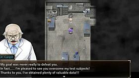 In Karryn's prison, she endures a rough threesome with a slime monster and a thug