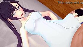 Mona drops her towel for uncensored hentai fun 😏