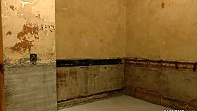 Intense BDSM session with nineteen-year-old blonde gagging and choking on cock in rough submission.