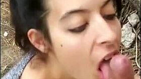 Public Amateur Blowjob Compilation Outdoors With Brunette Babe