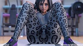 Kingdom Hearts Gym Girls Workout With Masterdan In Anime Hentai