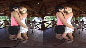 Cayla and Alex are fucking loudly outdoors in VR 😏