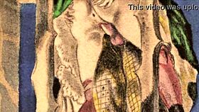 Vintage Erotic Illustration From Retro Comic And Anime Styles