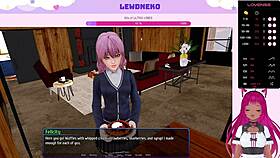 Vtuber Lewdneko plays Harem Hotel part 29 with twins