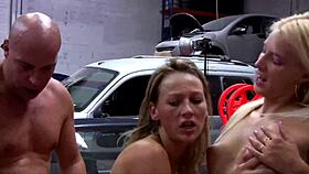 french amateurs unleash hardcore anal and oral in garage with bent over creampie!