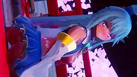 Konosuba party scene with mitsuboshi