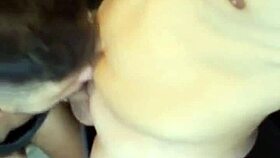 plumber came over and cleared my pipes with a wild amateur blowjob