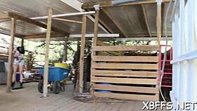 bffs tease the horny lad's cock leading to tight pussy fucking in missionary