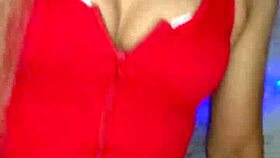 check out this gorgeous transvestite all made up and ready