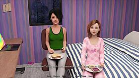 my new memories 40 with brunette game characters 😊