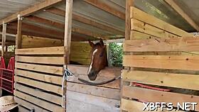 bffs tease the horny lad's cock leading to tight pussy fucking in missionary