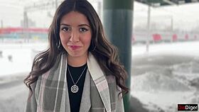 Public Agent - Offered A Girl From The Station To Undergo A Casting Right On A Public Train