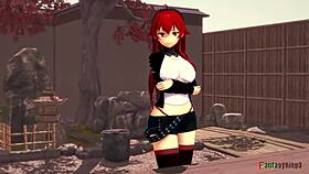 i watch eris and roxy in intense threesome sex from mushoku tensei full movie