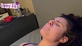 Abby Kiss writhes with a vibrator in beautiful agony