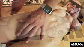 Fucked girlfriend in doggystyle, sucked deepthroat, cum on ass pov homemade