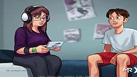 sex with chubby girl in headphones?