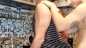 plumber came over and cleared my pipes with a wild amateur blowjob