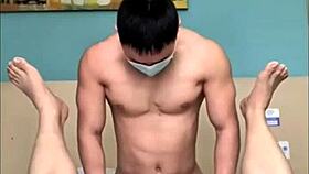 Handsome gay asian couple fucking bareback 😍