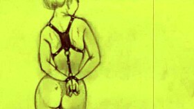 vintage erotic illustration from retro comics