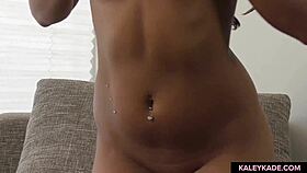 horny teen in lingerie explores her body solo