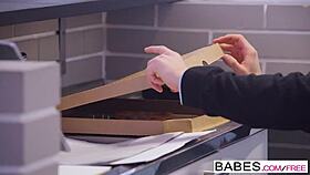 Blanche Bradburry and Kristof Cale in Office Flash Fucking