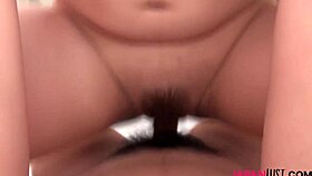 Cute milf kana takanasi bends over for intense doggystyle action with a brunette japanese partner.