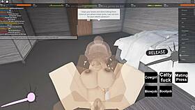 Blonde With Big Ass Performs Blowjob In Missionary Position On Roblox Porn