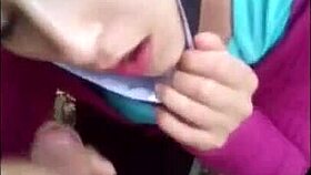 Public Amateur Blowjob Compilation Outdoors With Brunette Babe