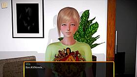 my new family plays a homemade game with big tits