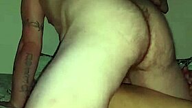 Ebony's Pussy Feels Intense Pleasure From Fat White Cock Pounding