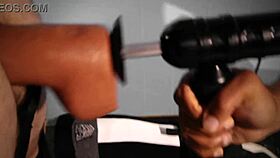 Fort Troff Diamond X fuck machine fucks gay guys with kinky toys.