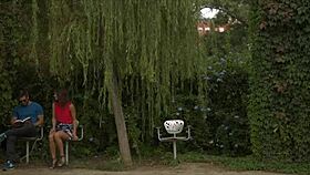 look at that hairy latina pussy under the skirt