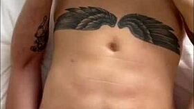 Falcon and Oliver Strelly got horny and fucked hard before bed.