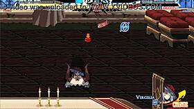 Jessica battles Warugiria in paid hentai sex scene